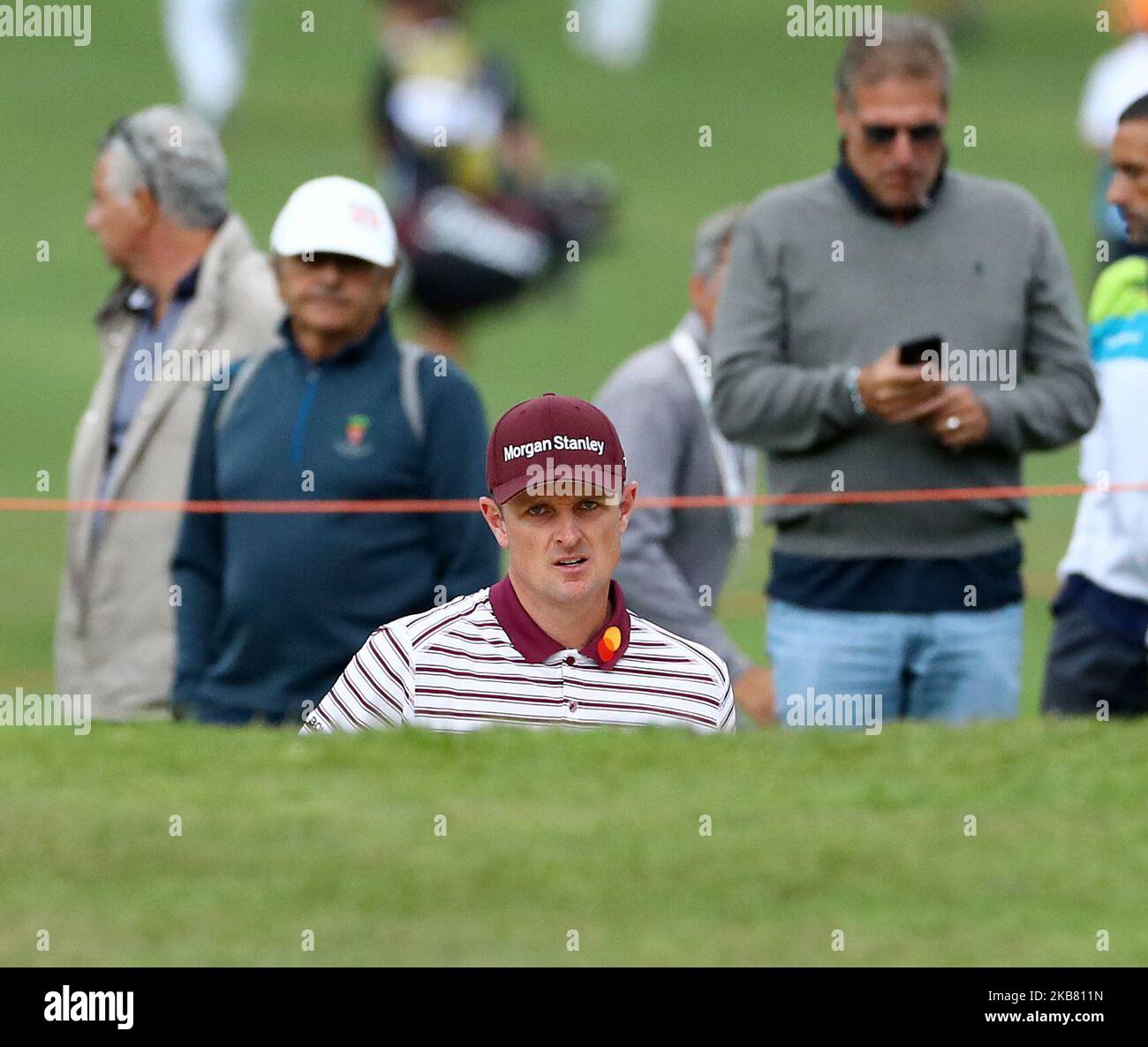Justin Rose (eng) bei der Verlosung der Runden 1 und 2 bei den Golf Italyan Open in Rom, Italien, am 10. Oktober 2019 (Foto von Matteo Ciambelli/NurPhoto) Stockfoto