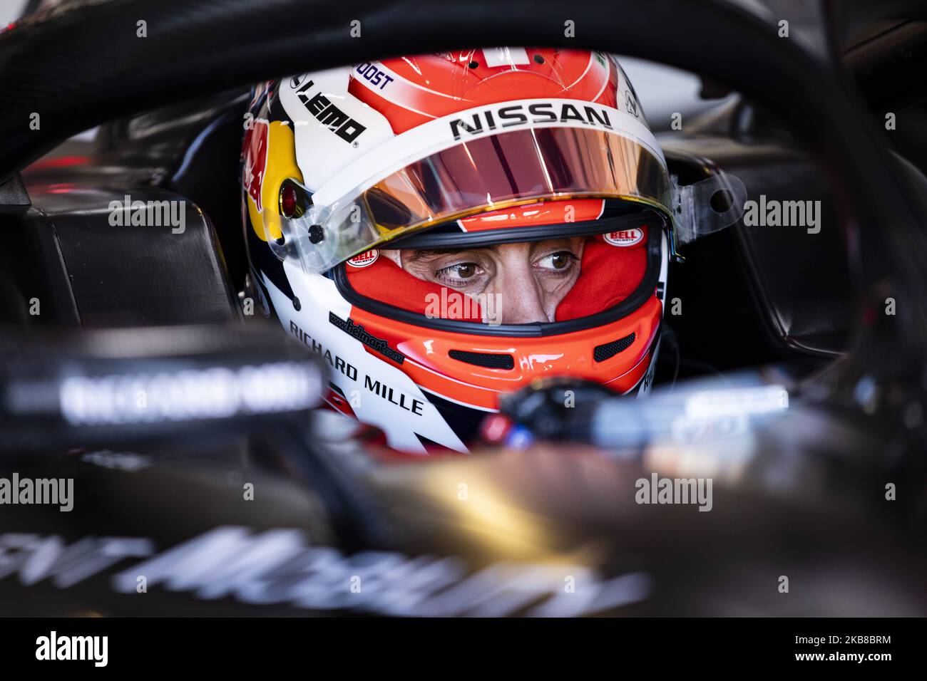 BUEMI Sebastien (Sui), Nissan e.Dams, Portrait während des offiziellen Vorsaison-Tests der sechsten Saison auf dem Circuit Ricardo Tormo in Valencia am 15., 16., 17. Und 18. Oktober 2019 in Spanien. (Foto von Xavier Bonilla/NurPhoto) Stockfoto