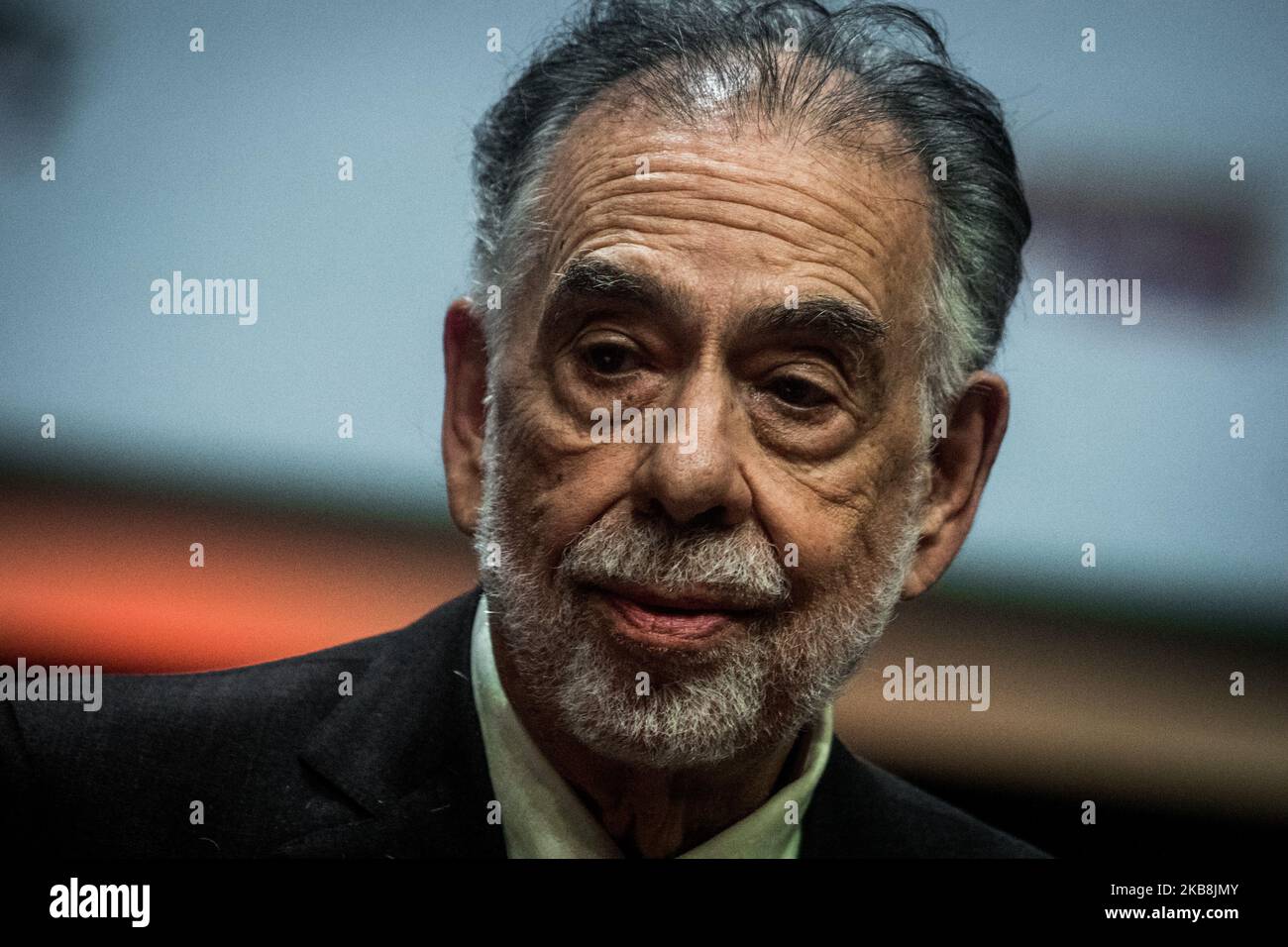 DER US-Filmregisseur Francis Ford Coppola erhält den Lumiere Award während des Lumiere Film Festivals 11. am 18. Oktober 2019 in Lyon, Zentralfrankreich. (Foto von Nicolas Liponne/NurPhoto) Stockfoto