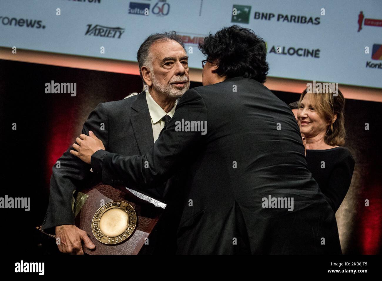 DER US-Filmregisseur Francis Ford Coppola erhält den Lumiere Award während des Lumiere Film Festivals 11. am 18. Oktober 2019 in Lyon, Zentralfrankreich. (Foto von Nicolas Liponne/NurPhoto) Stockfoto