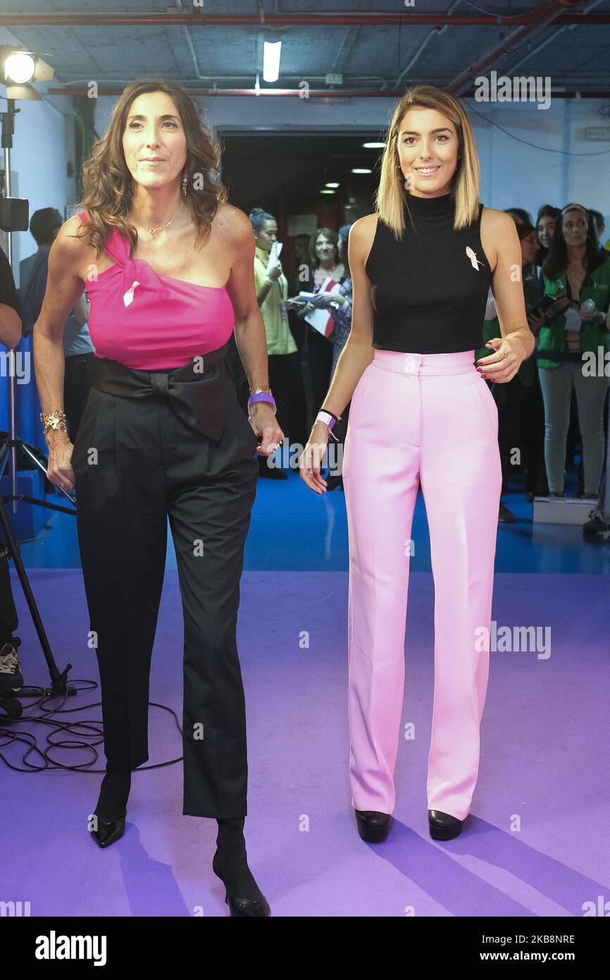 Paz Padilla beim Fotocall des Konzerts 'Por Ellas Cadena 100' in Madrid, Spanien, 19. Oktober 2019. (Foto von Oscar Gonzalez/NurPhoto) Stockfoto