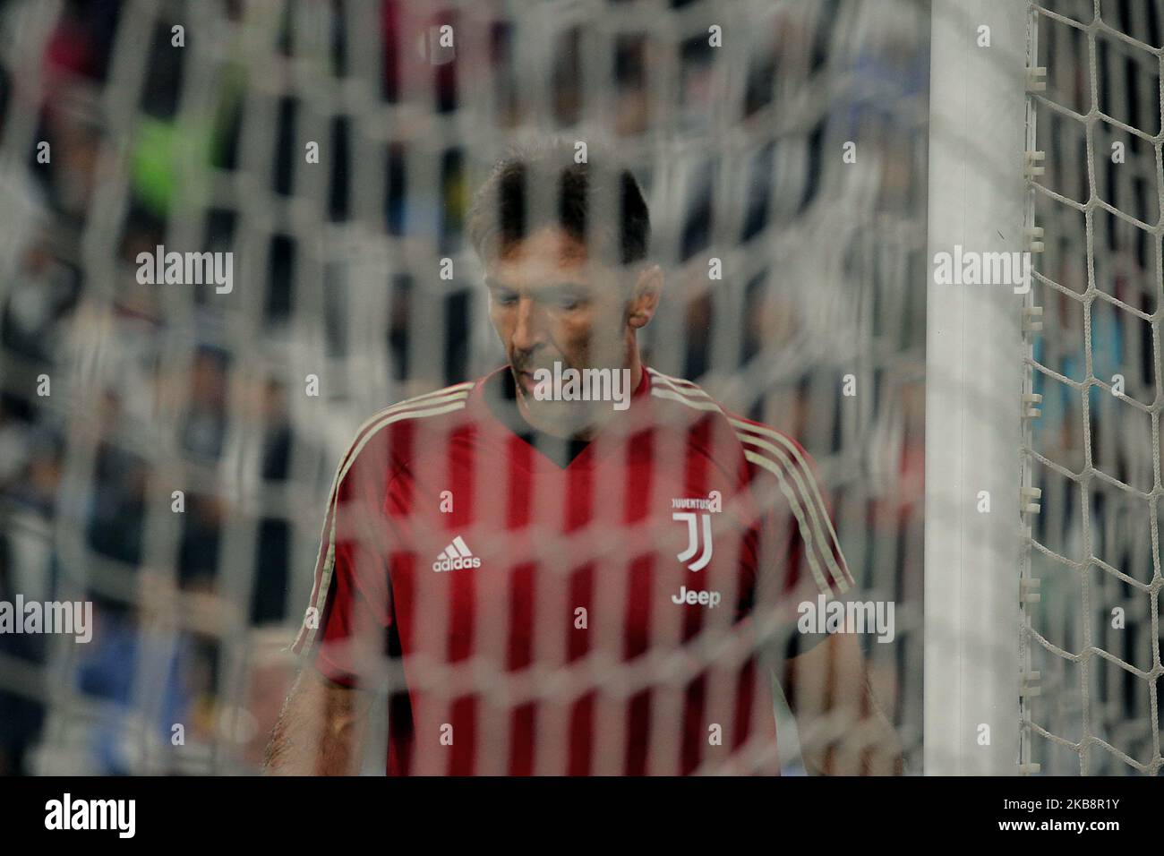 Gianluigi Buffon von Juventus während des Serie-A-Spiels zwischen Juventus und dem FC Bologna im Allianz-Stadion am 19. Oktober 2019 in Turin, Italien. (Foto von Giuseppe Cottini/NurPhoto) Stockfoto