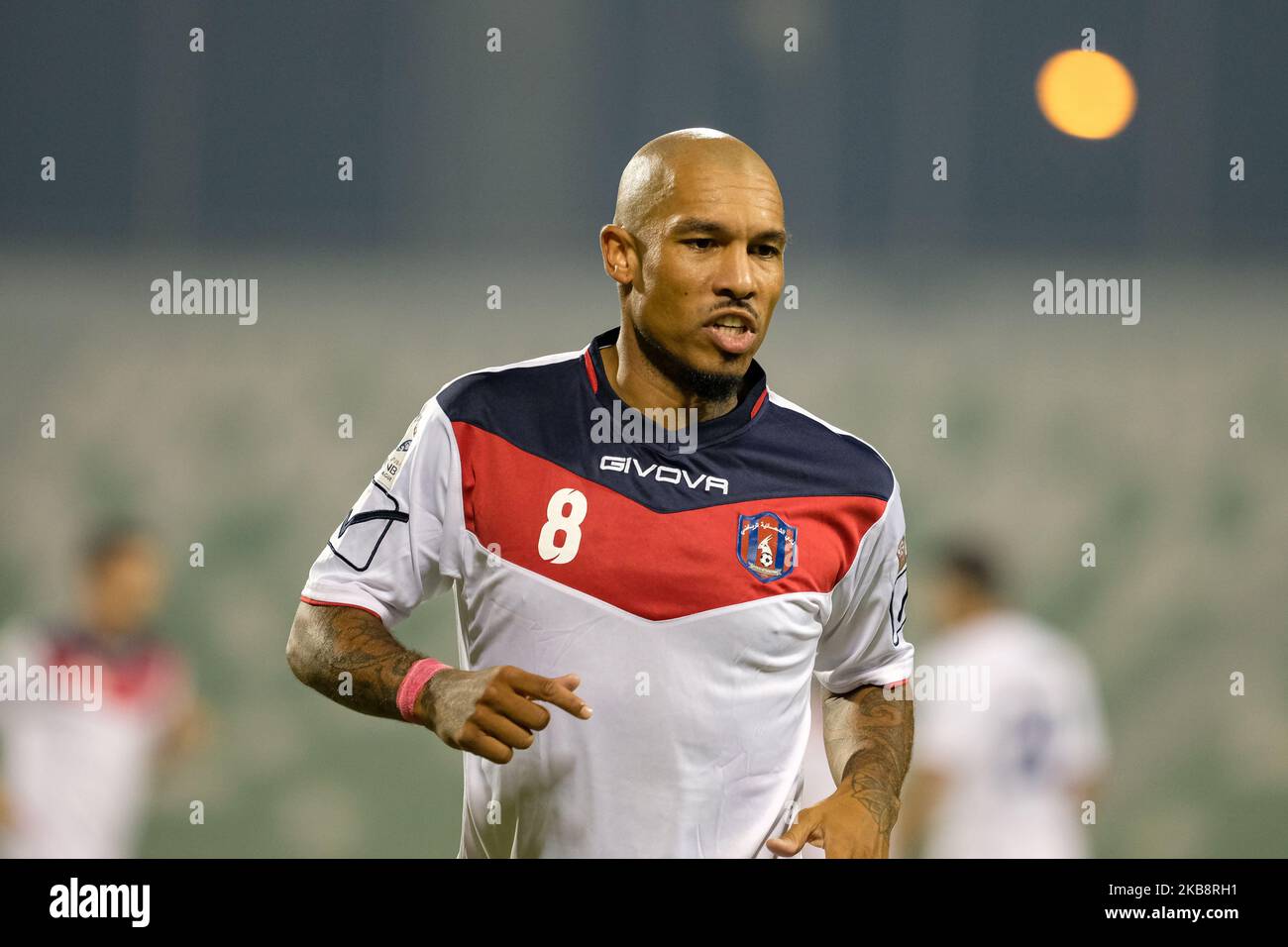 Nigel de Jong von al Shahaniya während des Spiels der QNB Stars League gegen Al Ahli am 19 2019. Oktober im Hamad bin Khalifa Stadium, Doha, Katar. (Foto von Simon Holmes/NurPhoto) Stockfoto