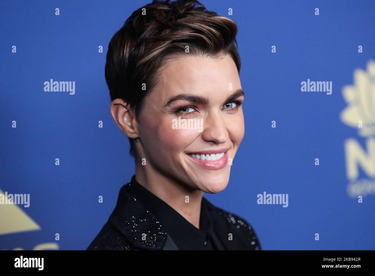 CENTURY CITY, LOS ANGELES, KALIFORNIEN, USA - 23. OKTOBER: Die Schauspielerin Ruby Rose kommt zu den 2019 Australiern in Film Awards, die am 23. Oktober 2019 im InterContinental Los Angeles Century City in Century City, Los Angeles, Kalifornien, USA, verliehen wurden. (Foto von Xavier Collin/Image Press Agency/NurPhoto) Stockfoto