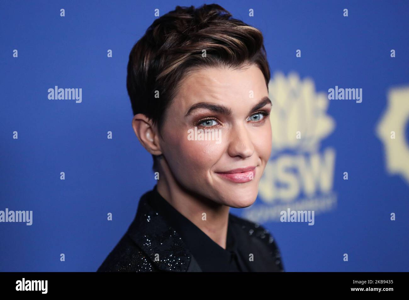 CENTURY CITY, LOS ANGELES, KALIFORNIEN, USA - 23. OKTOBER: Die Schauspielerin Ruby Rose kommt zu den 2019 Australiern in Film Awards, die am 23. Oktober 2019 im InterContinental Los Angeles Century City in Century City, Los Angeles, Kalifornien, USA, verliehen wurden. (Foto von Xavier Collin/Image Press Agency/NurPhoto) Stockfoto