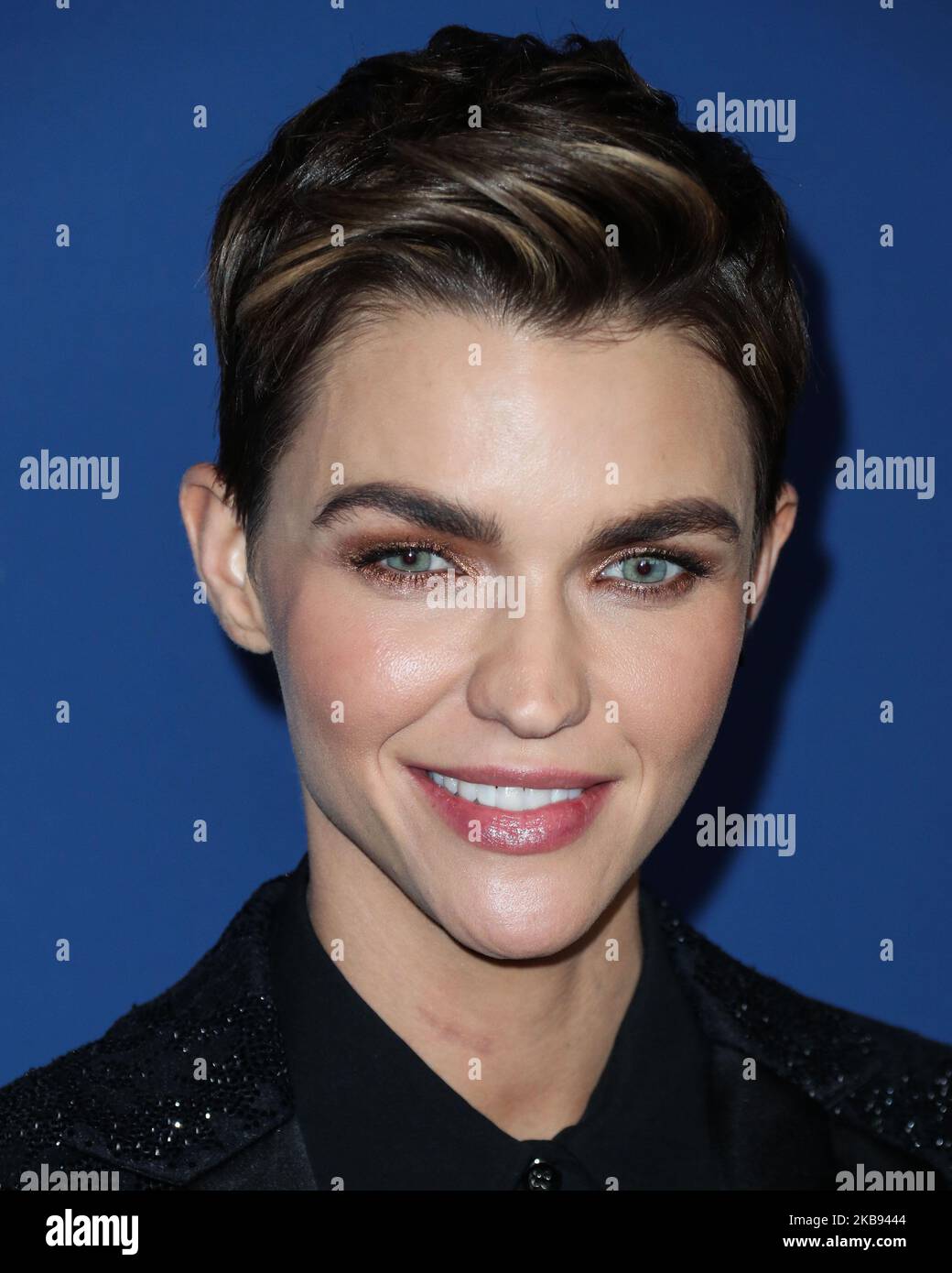 CENTURY CITY, LOS ANGELES, KALIFORNIEN, USA - 23. OKTOBER: Die Schauspielerin Ruby Rose kommt zu den 2019 Australiern in Film Awards, die am 23. Oktober 2019 im InterContinental Los Angeles Century City in Century City, Los Angeles, Kalifornien, USA, verliehen wurden. (Foto von Xavier Collin/Image Press Agency/NurPhoto) Stockfoto