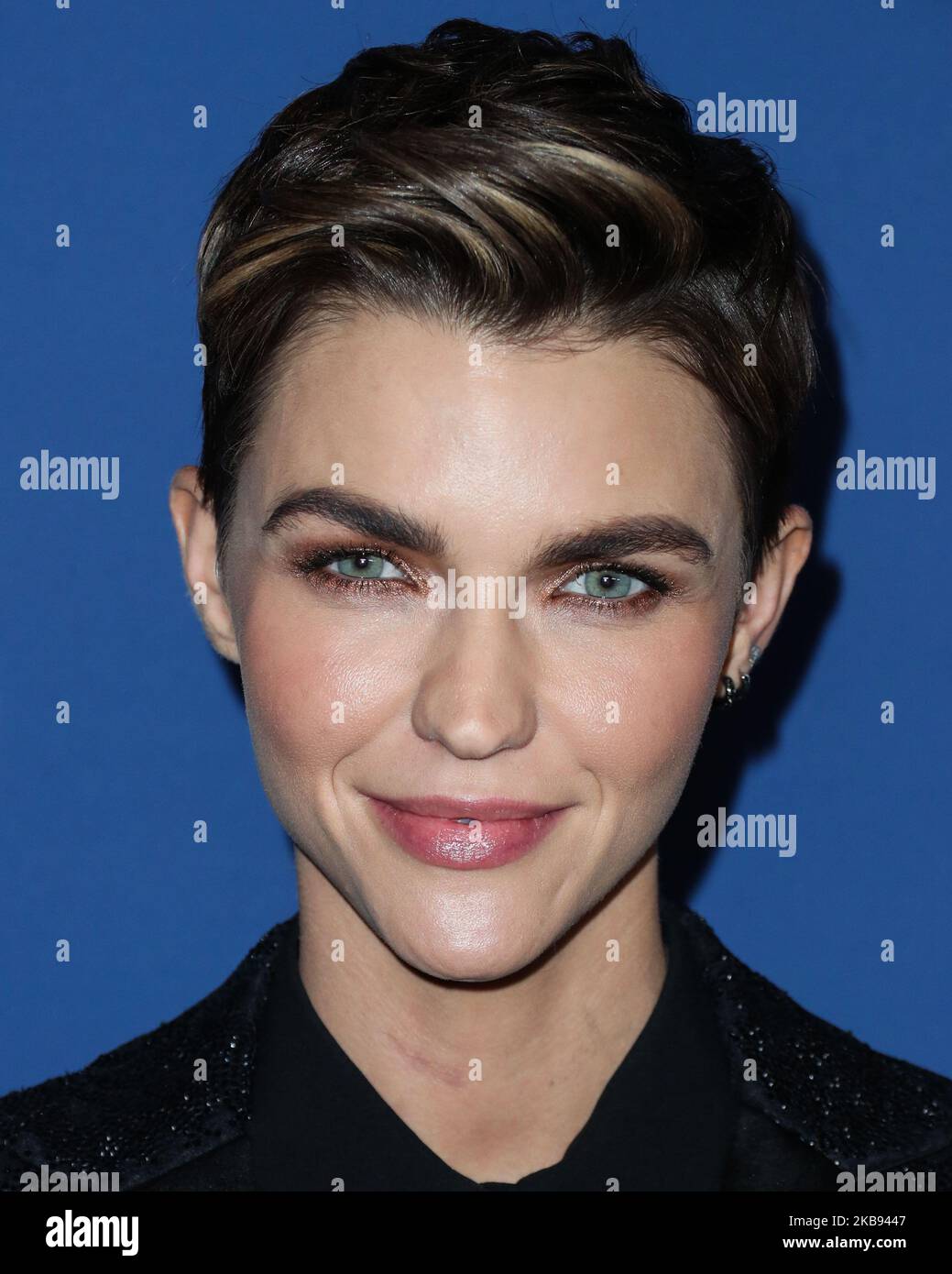 CENTURY CITY, LOS ANGELES, KALIFORNIEN, USA - 23. OKTOBER: Die Schauspielerin Ruby Rose kommt zu den 2019 Australiern in Film Awards, die am 23. Oktober 2019 im InterContinental Los Angeles Century City in Century City, Los Angeles, Kalifornien, USA, verliehen wurden. (Foto von Xavier Collin/Image Press Agency/NurPhoto) Stockfoto