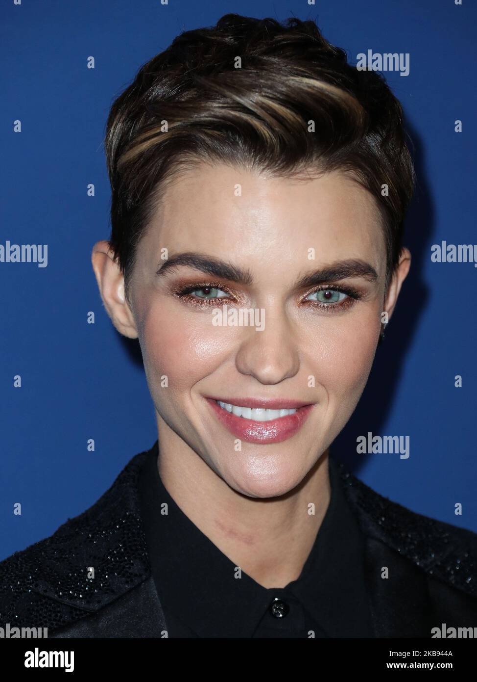 CENTURY CITY, LOS ANGELES, KALIFORNIEN, USA - 23. OKTOBER: Die Schauspielerin Ruby Rose kommt zu den 2019 Australiern in Film Awards, die am 23. Oktober 2019 im InterContinental Los Angeles Century City in Century City, Los Angeles, Kalifornien, USA, verliehen wurden. (Foto von Xavier Collin/Image Press Agency/NurPhoto) Stockfoto