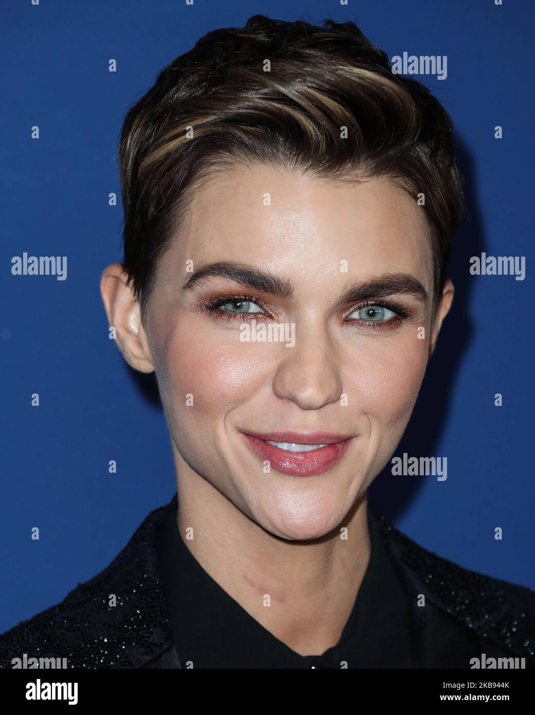 CENTURY CITY, LOS ANGELES, KALIFORNIEN, USA - 23. OKTOBER: Die Schauspielerin Ruby Rose kommt zu den 2019 Australiern in Film Awards, die am 23. Oktober 2019 im InterContinental Los Angeles Century City in Century City, Los Angeles, Kalifornien, USA, verliehen wurden. (Foto von Xavier Collin/Image Press Agency/NurPhoto) Stockfoto