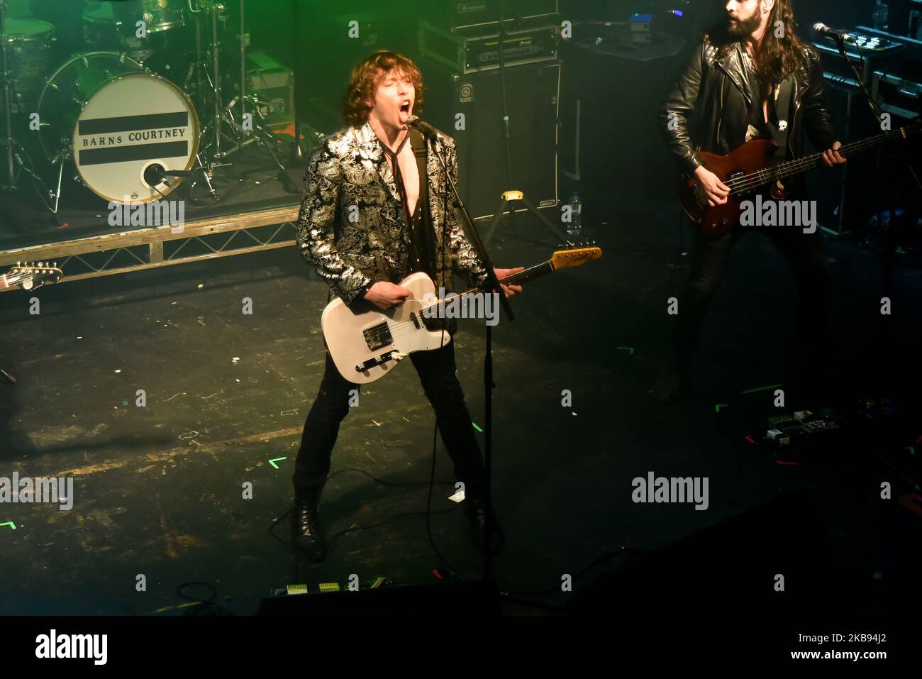 Der englische Sänger und Songwriter Barns Courtney tritt am 23. Oktober 2019 live im Electric Ballroom in Camden, London, auf. (Foto von Alberto Pezzali/NurPhoto) Stockfoto