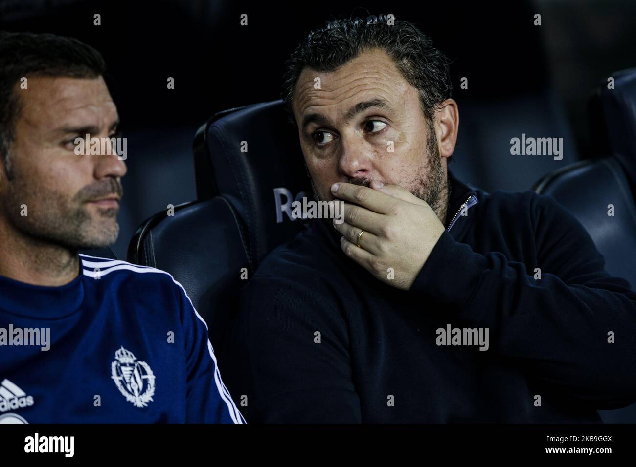 Sergio Garcia aus Valladolid während des La Liga-Spiels zwischen dem FC Barcelona und Real Valladolid im Camp Nou Stadium in Barcelona am 29. Oktober 2019, Spanien. (Foto von Xavier Bonilla/NurPhoto) Stockfoto