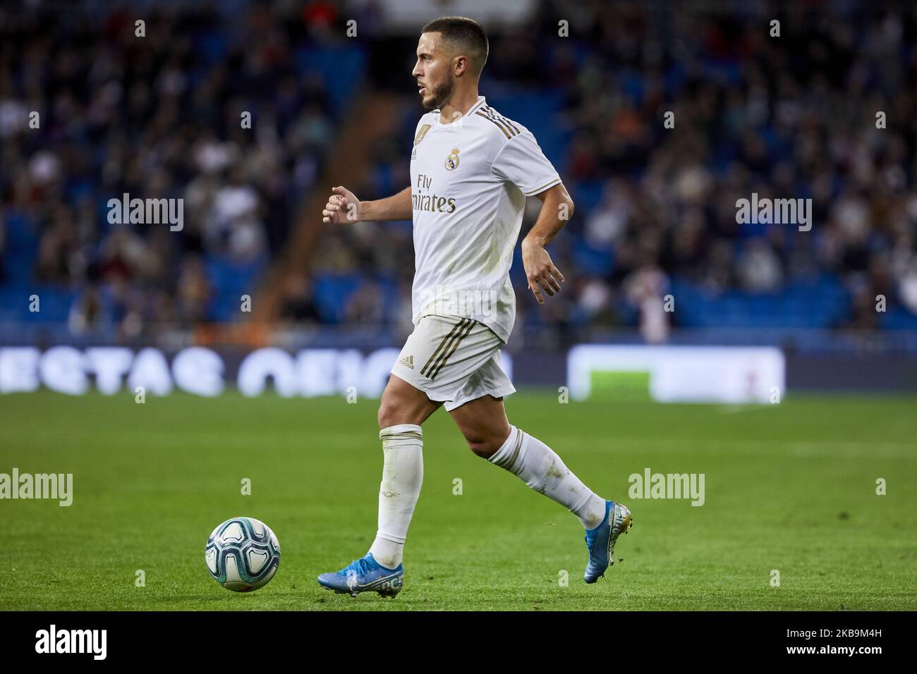 Eden Hazard of Real Madrid während des La Liga-Spiels zwischen Real Madrid und CD Leganes im Santiago Bernabeu Stadion in Madrid, Spanien. 30. Oktober 2019. (Foto von A. Ware/NurPhoto) Stockfoto