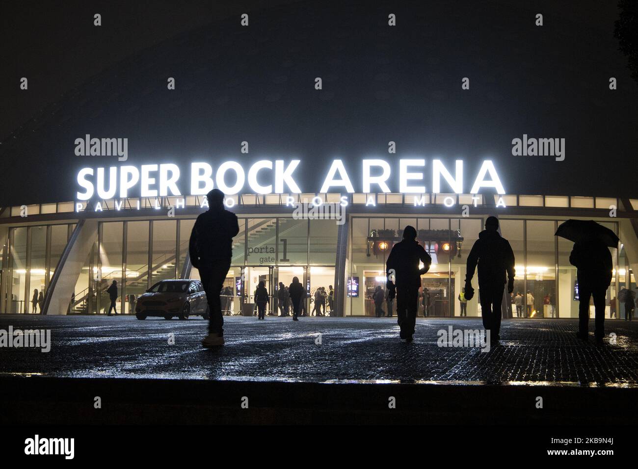 Blick auf die Super Bock Arena, Pavilhao Rosa Mota, Porto, am 31. Oktober 2019. (Foto von Rita Franca/NurPhoto) Stockfoto