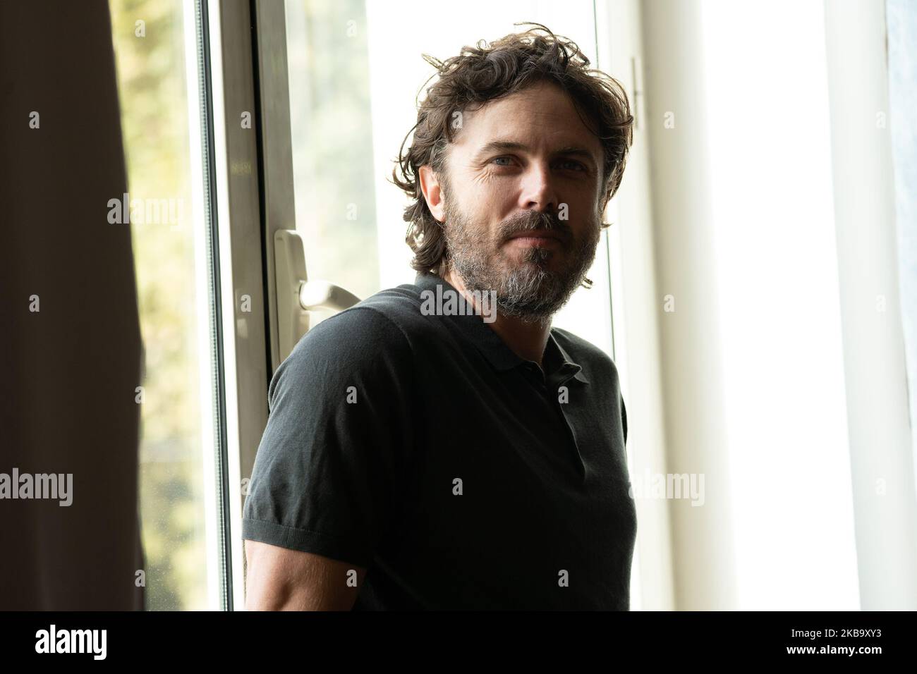 Der Schauspieler Casey Affleck nimmt am 3 2019. November im Bernini Bristol Hotel in Rom an der Fotozelle des Films „Licht meines Lebens“ Teil. (Foto von Luca Carlino/NurPhoto) Stockfoto