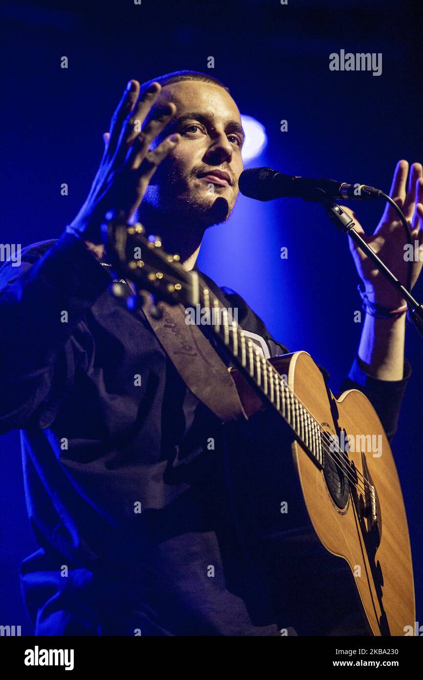 Die irische Sängerin und Songwriterin Dermot Kennedy tritt am 4.. november 2019 live bei Fabrique in Mailand, Italien, auf. (Foto von Roberto Finizio/NurPhoto) Stockfoto