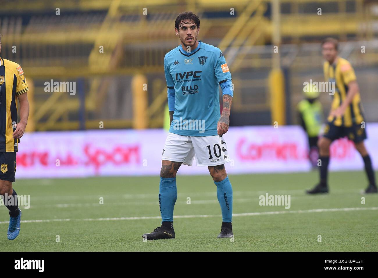 Nicolas Viola von Benevento Calcio beim Spiel der Serie B zwischen Juve Stabia und Benevento Calcio im Stadio Romeo Menti Castellammare di Stabia Italien am 9. November 2019. (Foto von Franco Romano/NurPhoto) Stockfoto