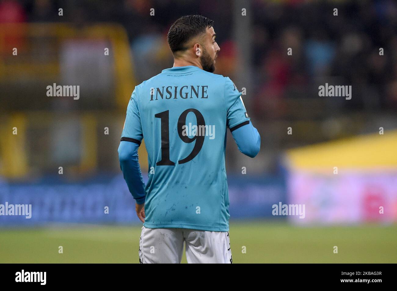 Roberto Insigne von Benevento Calcio beim Spiel der Serie B zwischen Juve Stabia und Benevento Calcio im Stadio Romeo Menti Castellammare di Stabia Italien am 9. November 2019. (Foto von Franco Romano/NurPhoto) Stockfoto