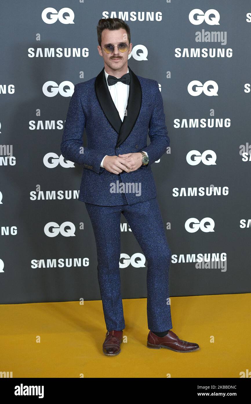 Aldo Comas nimmt am 21. November 2019 an den GQ Men of the Year Awards 2019 im Westin Palace Hotel in Madrid, Spanien Teil (Foto: Carlos Dafonte/NurPhoto) Stockfoto