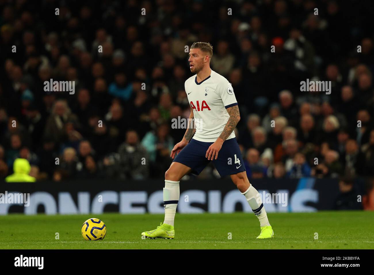 Tottenhams Verteidiger Toby Alderweireld während des Barclays Premier League-Spiels zwischen Tottenham Hotspur und Bournemouth im Tottenham Hotspur Stadium, London, England. Am 30.. November 2019. (Foto von AFS/Espa-Images/ Action Foto Sport/NurPhoto) Stockfoto
