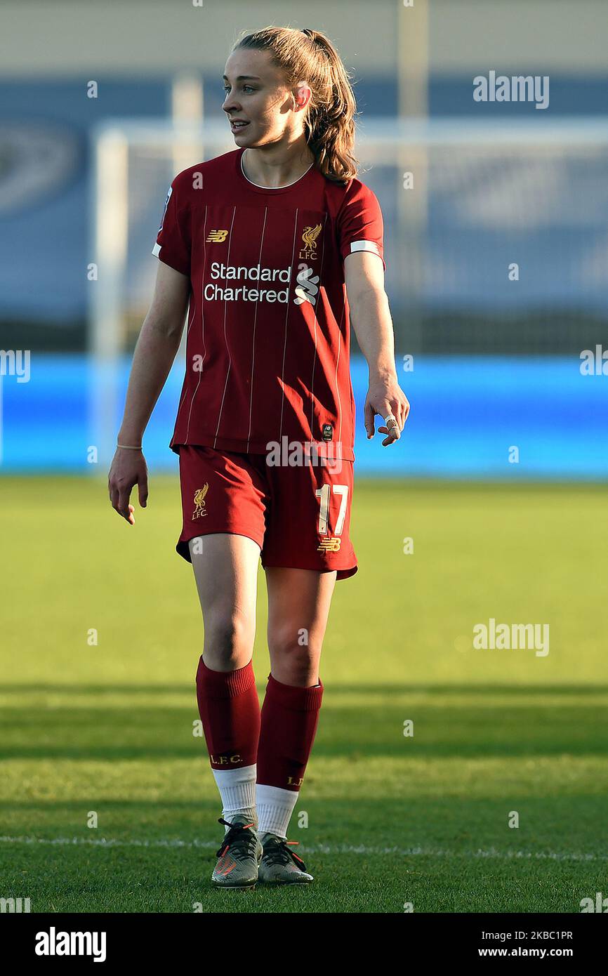 Niamh Charles von Liverpool in Aktion während des Barclays FA Women's Super League-Spiels zwischen Manchester City und Liverpool im Manchester City Academy Stadium, Manchester am Sonntag, 1.. Dezember 2019. (Foto von Eddie Garvey/MI News/NurPhoto) Stockfoto