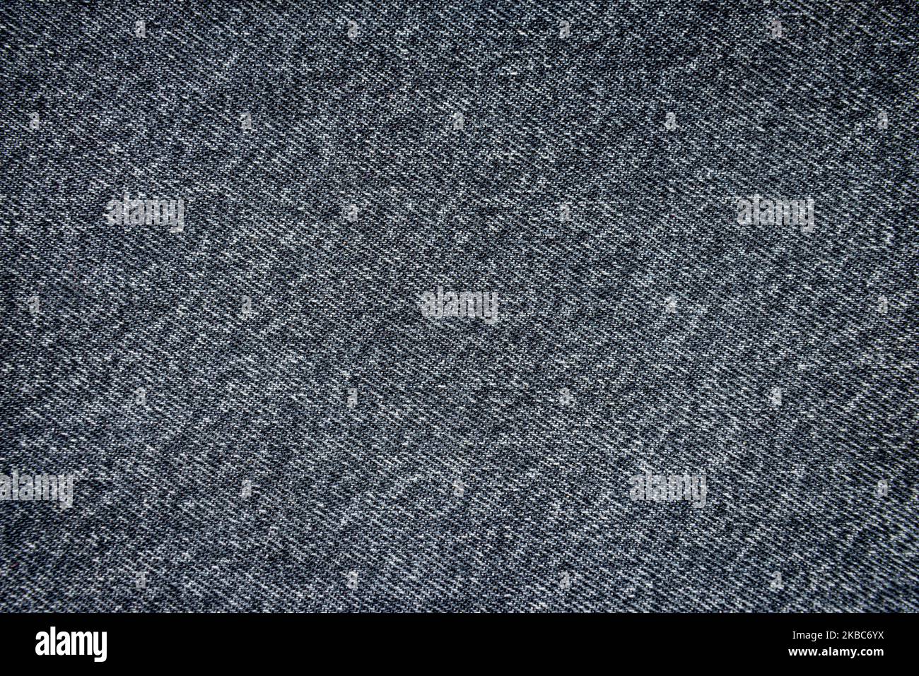 Dunkelgrauer Denim-Hintergrund Stockfoto