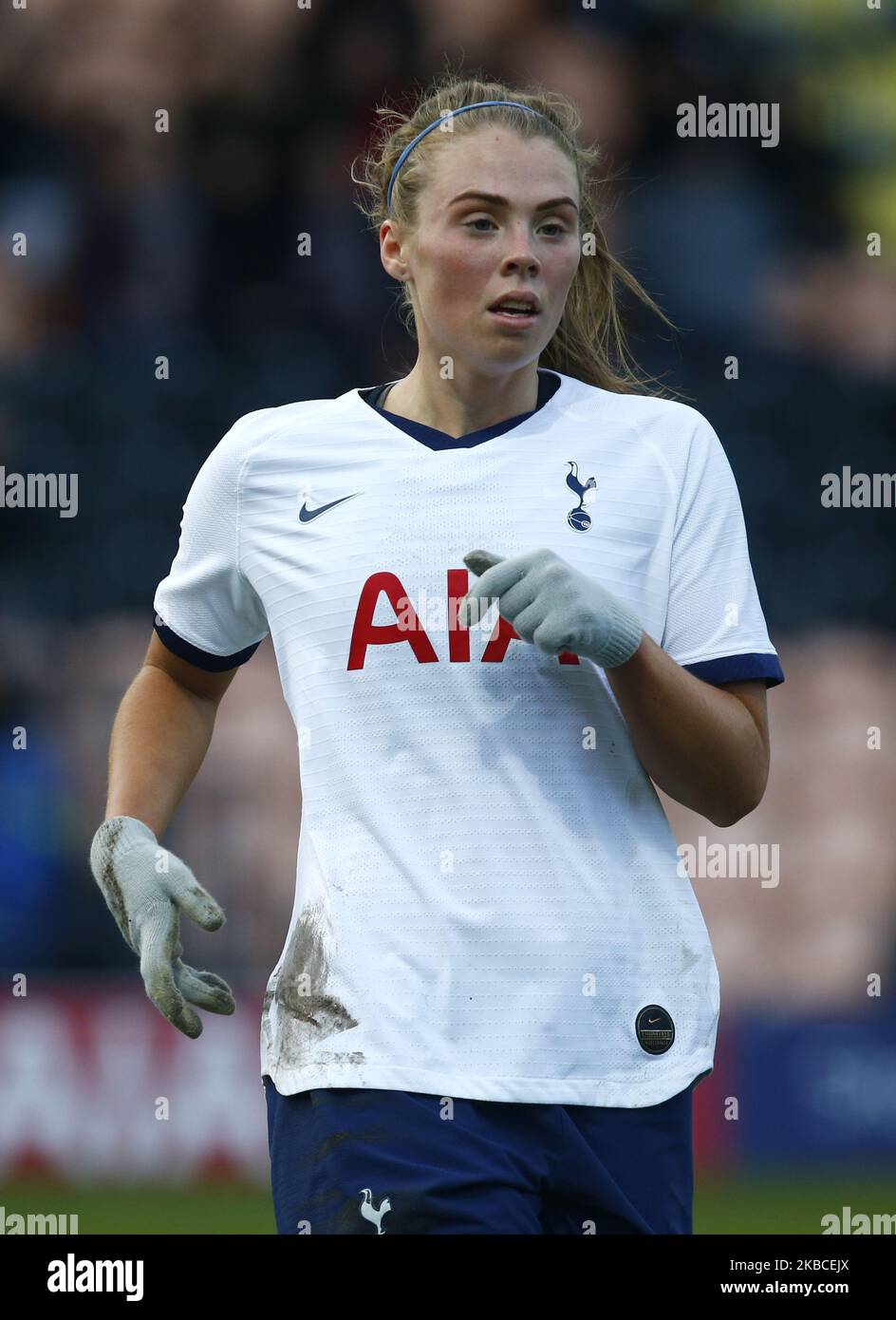 Rianna Dean von Tottenham Hotspur Ladies während der Barclays FA Women's Super League zwischen Tottenham Hotspur und Brighton & Hove Albion Women am 08. Dezember 2019 im Hive Stadium, London, Großbritannien (Foto by Action Foto Sport/NurPhoto) Stockfoto