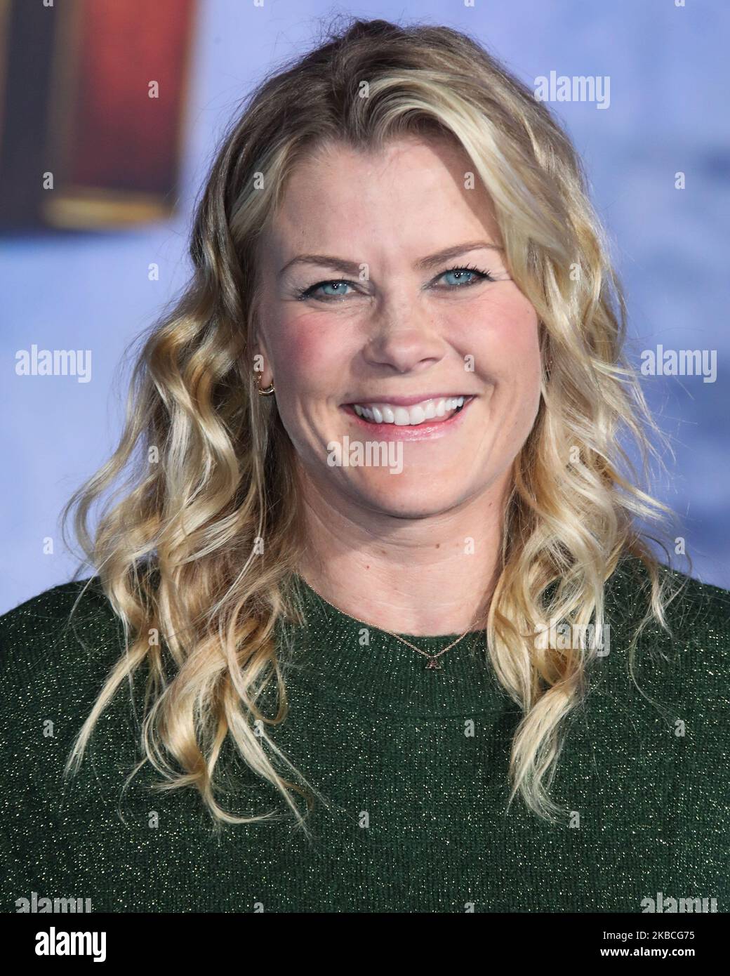 HOLLYWOOD, LOS ANGELES, KALIFORNIEN, USA - 09. DEZEMBER: Alison Sweeney kommt zur Weltpremiere von Columbia Pictures' 'Jumanji: The Next Level', die am 9. Dezember 2019 im TCL Chinese Theatre IMAX in Hollywood, Los Angeles, Kalifornien, USA, stattfand. (Foto von Xavier Collin/Image Press Agency/NurPhoto) Stockfoto