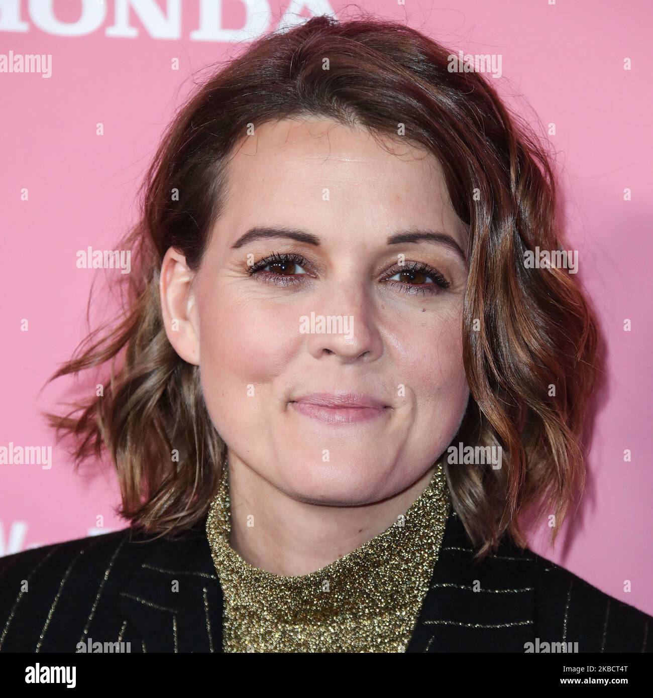 HOLLYWOOD, LOS ANGELES, KALIFORNIEN, USA - 12. DEZEMBER: Sängerin Brandi Carlile kommt auf die 2019 Billboard Women in Music präsentiert von YouTube Music, die am 12. Dezember 2019 im Hollywood Palladium in Hollywood, Los Angeles, Kalifornien, USA, stattfand. (Foto von Xavier Collin/Image Press Agency/NurPhoto) Stockfoto