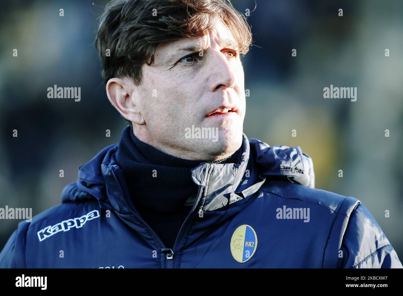 Michele Mignani während des Spiels Serie C - Girone B zwischen Modena und Ravenna im Stadio Braglia am 14. Dezember 2019 in Modena, Italien. (Foto von Emmanuele Ciancaglini/NurPhoto) Stockfoto