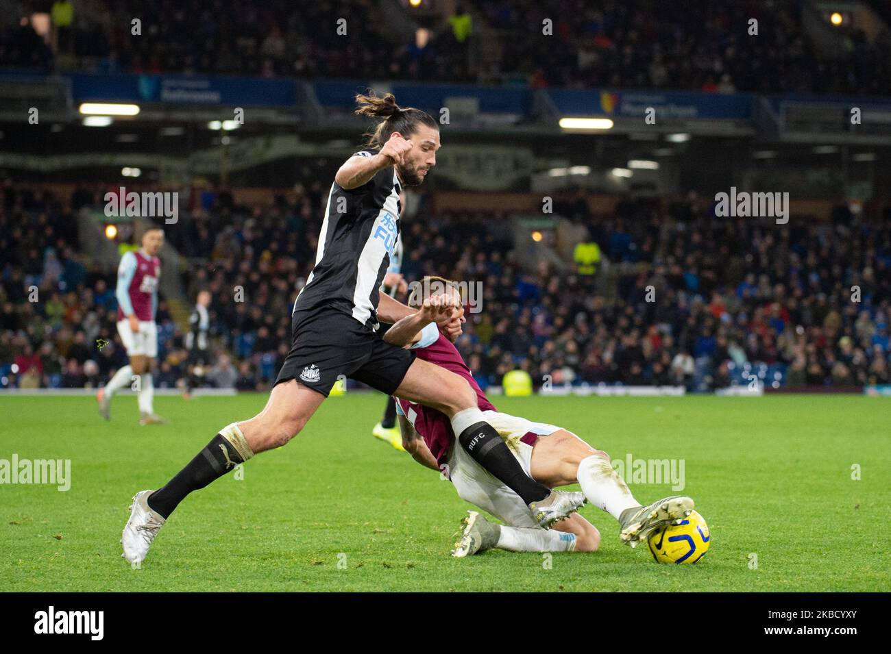 Andy Carroll von Newcastle United während des Premier League-Spiels zwischen Burnley und Newcastle United in Turf Moor, Burnley am Samstag, 14.. Dezember 2019. (Foto von Pat Scaasi/MI News/NurPhoto ) Stockfoto