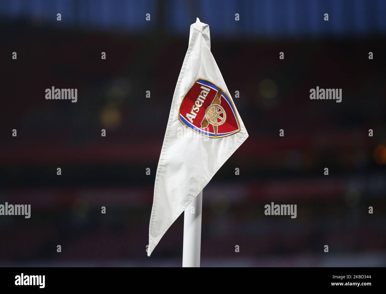 Eckflagge während der englischen Premier League zwischen Arsenal und Manchester City am 15. Dezember 2019 im Emirates-Stadion in London, England. (Foto von Action Foto Sport/NurPhoto) Stockfoto