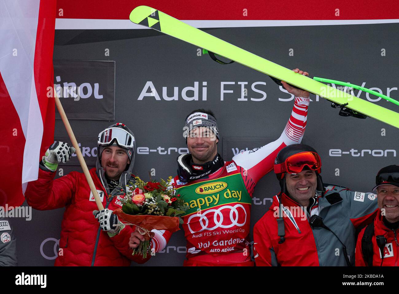 Kriechmayr Vincent von Österreich während des Audi FIS Alpine Ski World Cup Super G am 20. Dezember 2019 in Gröden, Italien. (Foto von Emmanuele Ciancaglini/NurPhoto) Stockfoto