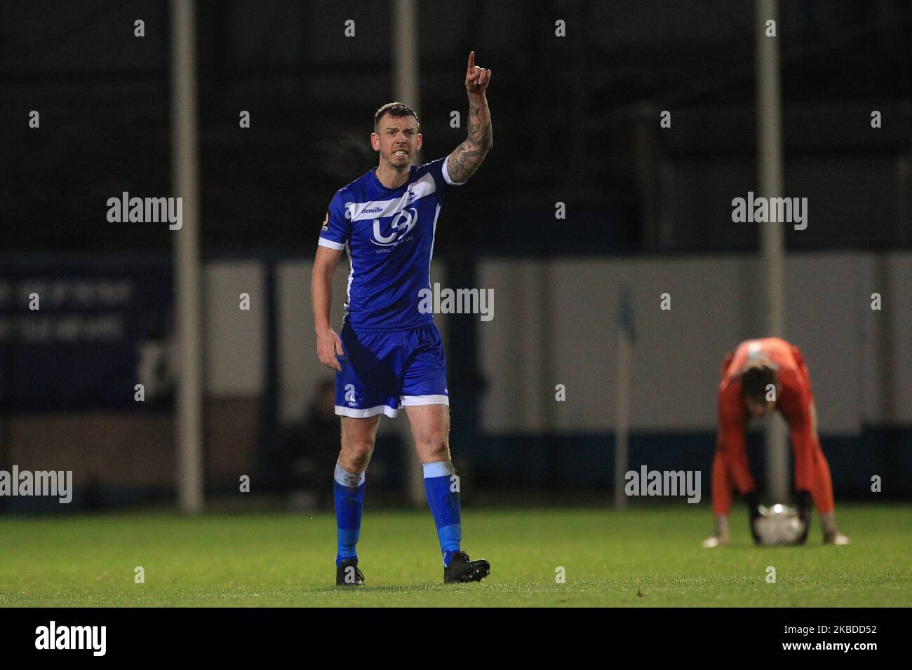 Michael Raynes von Hartlepool United während des Vanarama National League-Spiels zwischen Hartlepool United und Dagenham & Redbridge am Sonntag, 22.. Dezember 2019 im Victoria Park, Hartlepool. (Foto von Mark Fletcher/MI News/NurPhoto) Stockfoto