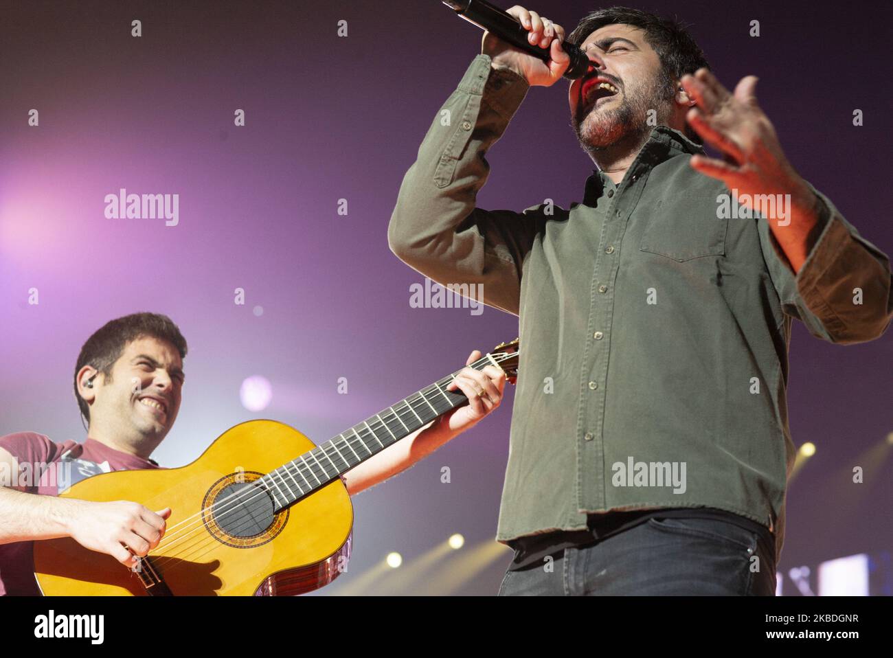 Sängerin Estopa tritt am 26. Dezember 2019 im Wizink Center in Madrid, Spanien, auf. (Foto von Oscar Gonzalez/NurPhoto) Stockfoto