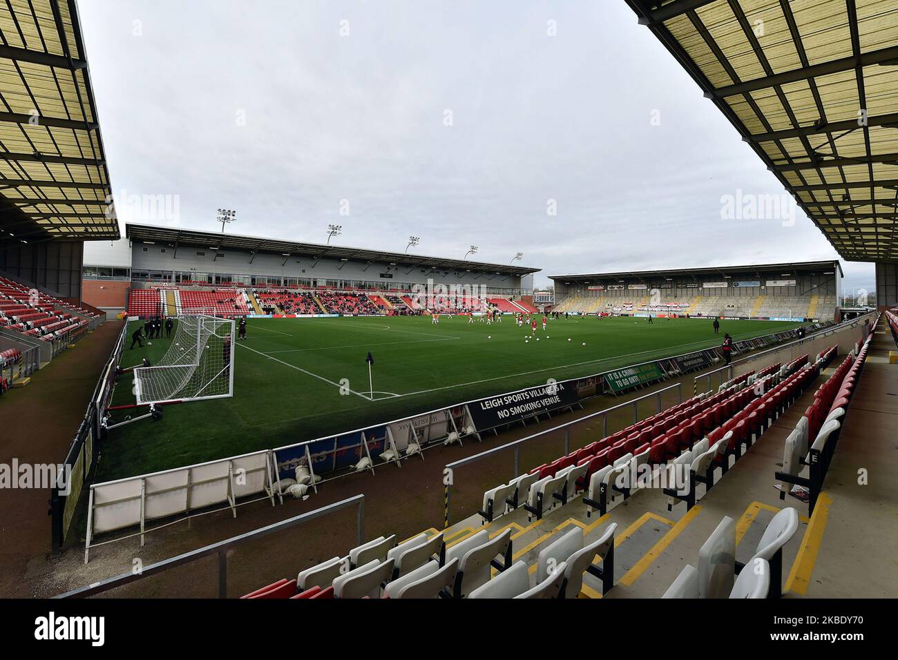 Leigh Sports Village das Barclays FA Women's Super League-Spiel zwischen Manchester United und Bristol City im Leigh Sport Stadium, Leigh am Sonntag, den 5.. Januar 2020. (Foto von Eddit Garvey/MI News/NurPhoto) Stockfoto