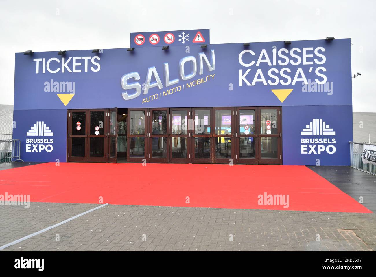 Eröffnung des Brüsseler Automobilsalons 2020, am 09. Januar, Brüssel, Belgien (Foto: Daniel Pier/NurPhoto) Stockfoto