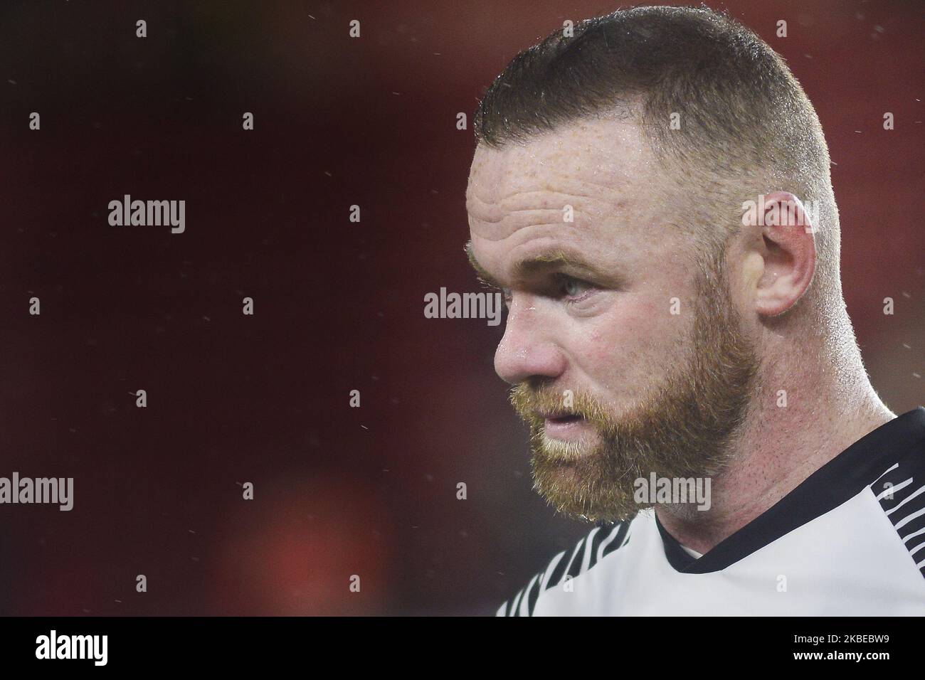 Wayne Rooney, aufgenommen während des Sky Bet Championship-Spiels zwischen Middlesbrough und Derby County im Riverside Stadium, Middlesbrough am Samstag, 11.. Januar 2020. (Foto von Tom Collin/MI News/NurPhoto) Stockfoto