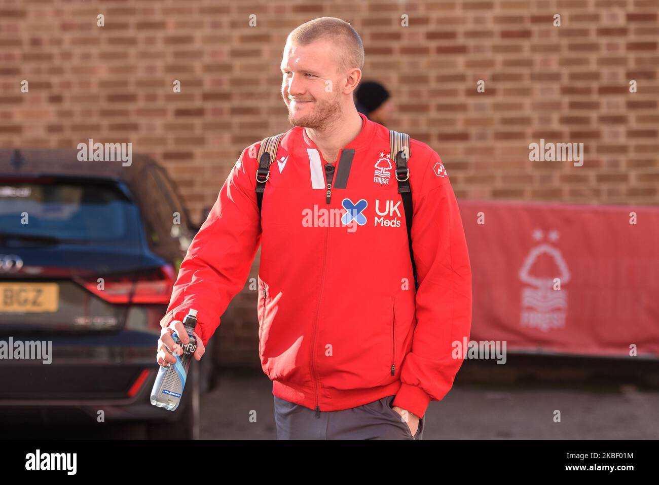 Joe Worrall (4) aus Nottingham Forest während des Sky Bet Championship-Spiels zwischen Nottingham Forest und Luton Town am City Ground, Nottingham, am Sonntag, 19.. Januar 2020. (Foto von Jon Hobley/MI News/NurPhoto) Stockfoto