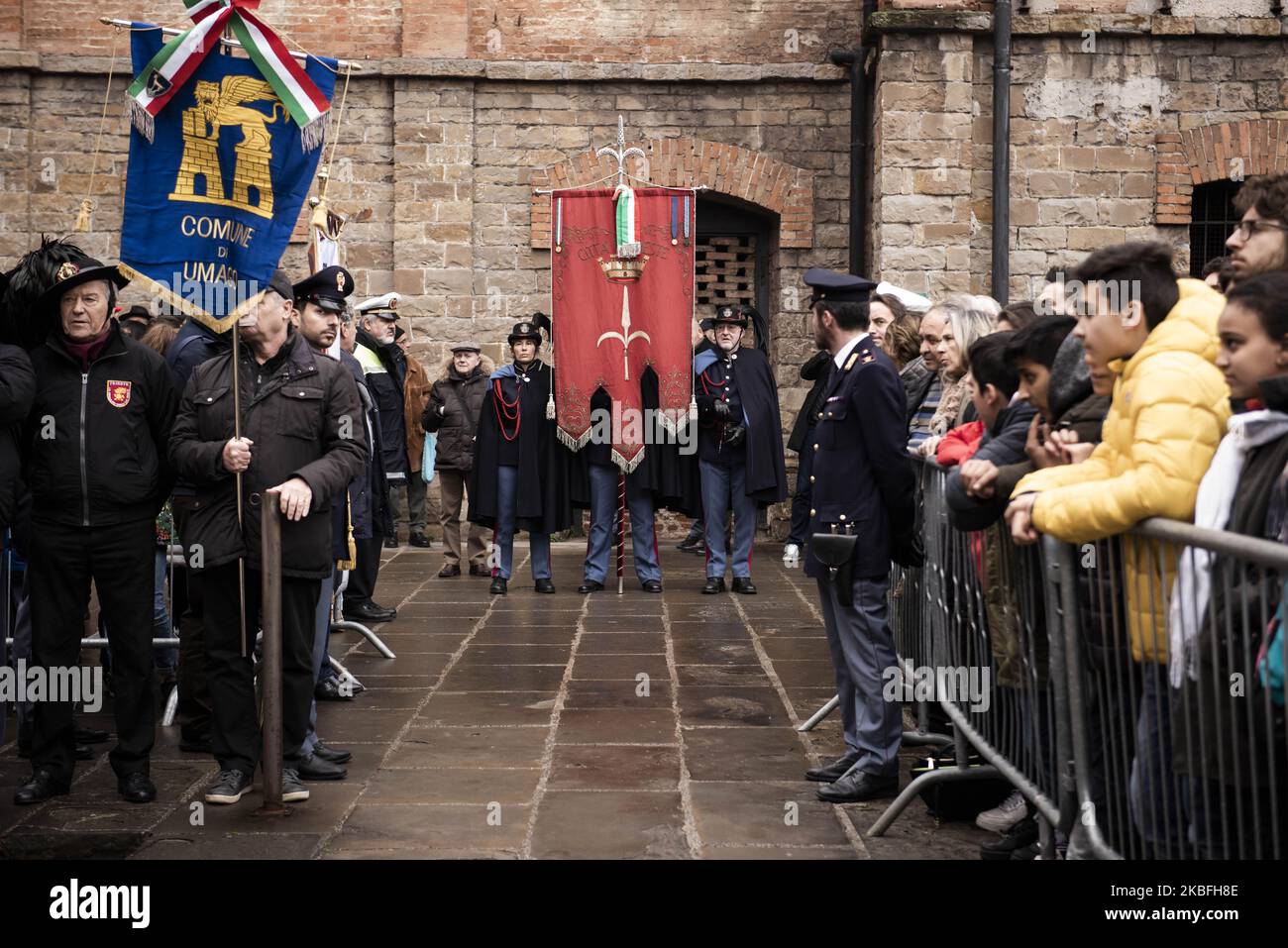 Gedenken an den Internationalen Holocaust-Gedenktag am 27.. Januar 2020 in Triest, Italien. (Foto von Jacopo Landi/NurPhoto) Stockfoto