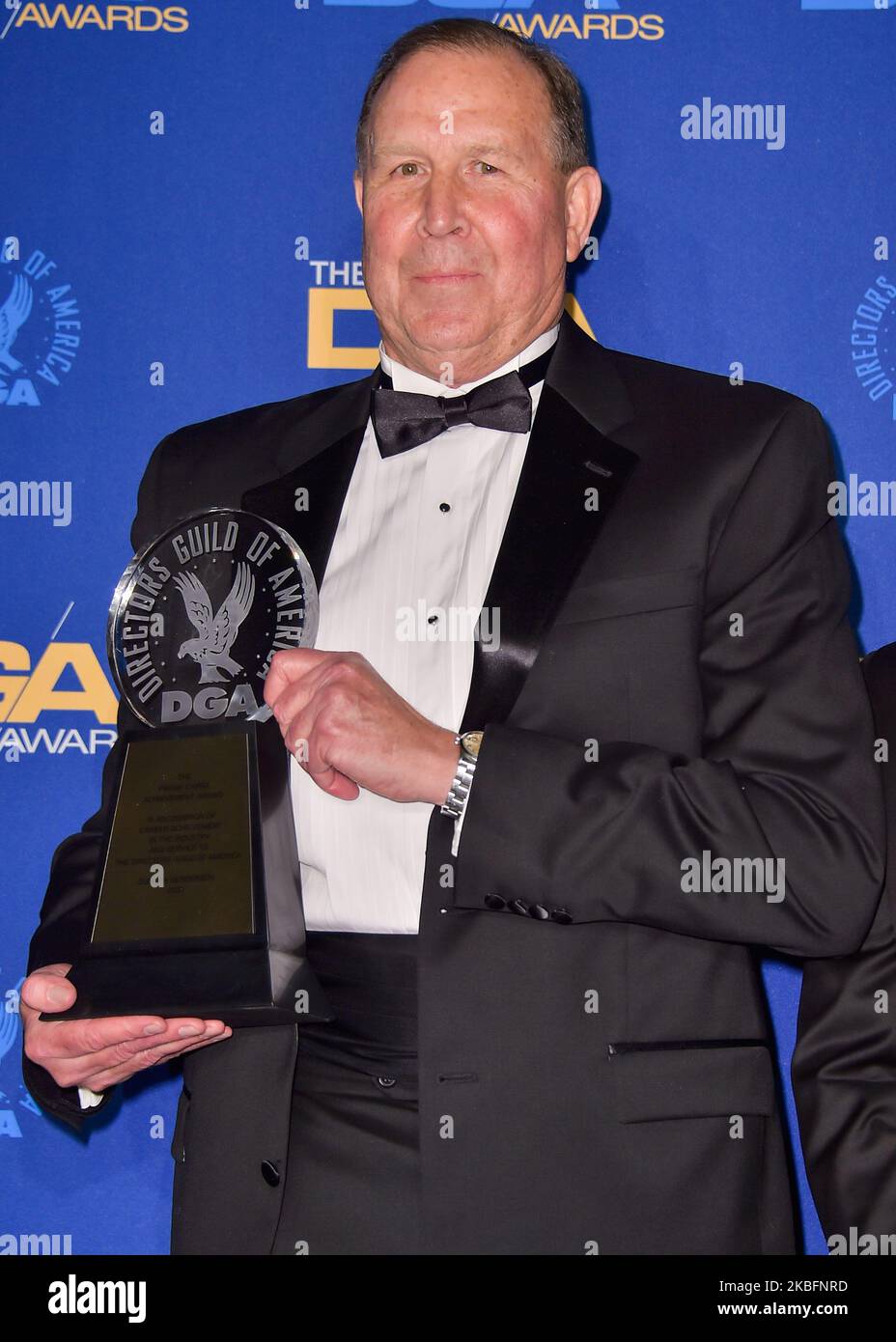 LOS ANGELES, KALIFORNIEN, USA - 25. JANUAR: Duncan S. Henderson posiert im Presseraum bei den Annual Directors Guild of America Awards 72. im Ritz-Carlton Hotel in L.A. Live am 25. Januar 2020 in Los Angeles, California, USA. (Foto von Image Press Agency/NurPhoto) Stockfoto