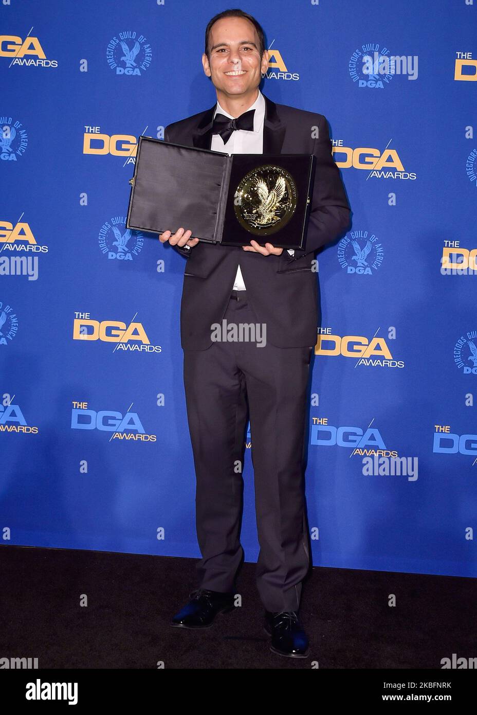 LOS ANGELES, KALIFORNIEN, USA - 25. JANUAR: Jason Cohen posiert im Presseraum bei den Annual Directors Guild of America Awards 72. im Ritz-Carlton Hotel in L.A. Live am 25. Januar 2020 in Los Angeles, California, USA. (Foto von Image Press Agency/NurPhoto) Stockfoto