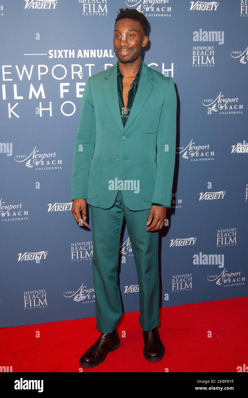 Nathan Stewart-Jarrett nimmt am 29. Januar 2020 an der Newport Beach Film Festival UK Honors 2020 im Langham Hotel in London, England, Teil. (Foto von Robin Pope/NurPhoto) Stockfoto