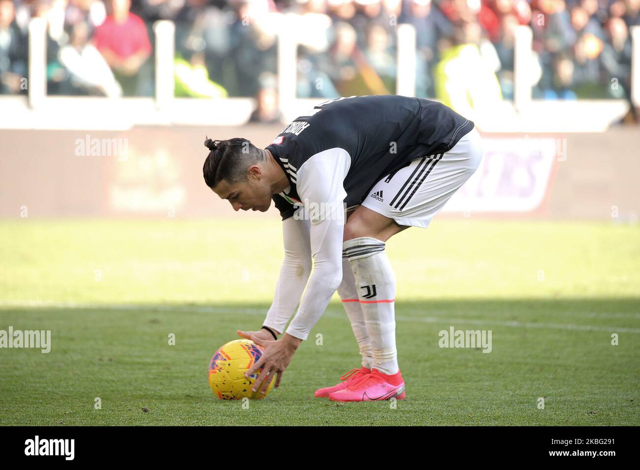 Cristiano Ronaldo von Juventus während der Serie Ein Spiel zwischen Juventus und ACF Fiorentina im Allianz Stadium am 02. Februar 2020 in Turin, Italien. (Foto von Giuseppe Cottini/NurPhoto) Stockfoto