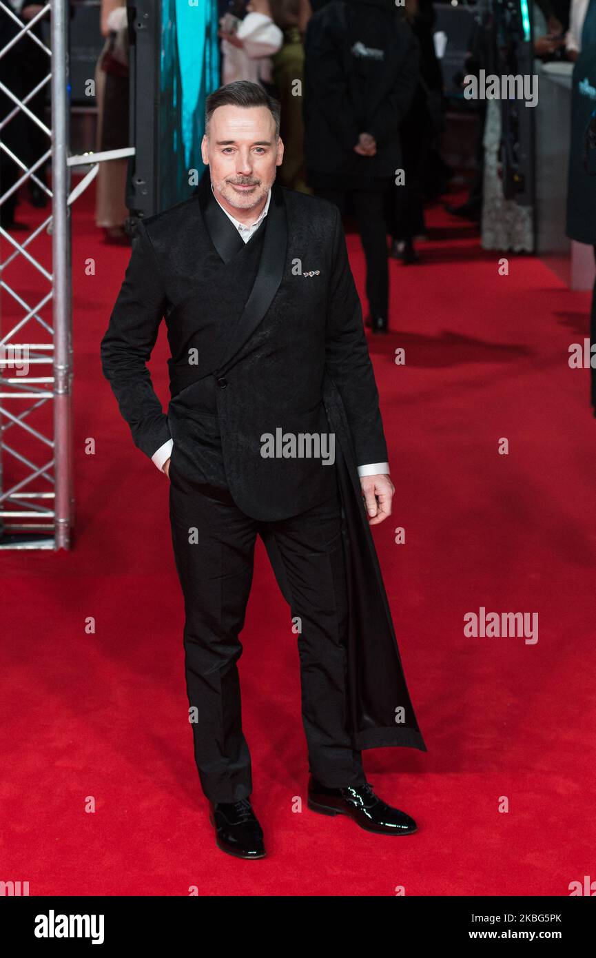 David Furnish nimmt an der Verleihung der EE British Academy Film Awards in der Royal Albert Hall am 02. Februar 2020 in London, England, Teil. (Foto von Wiktor Szymanowicz/NurPhoto) Stockfoto