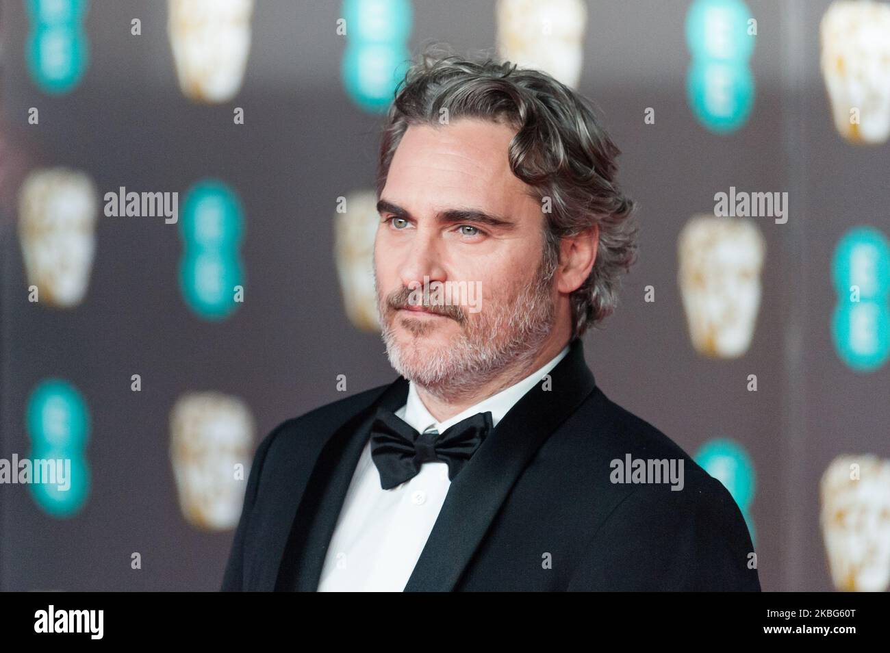 Joaquin Phoenix nimmt an der Verleihung der EE British Academy Film Awards in der Royal Albert Hall am 02. Februar 2020 in London, England, Teil. (Foto von Wiktor Szymanowicz/NurPhoto) Stockfoto