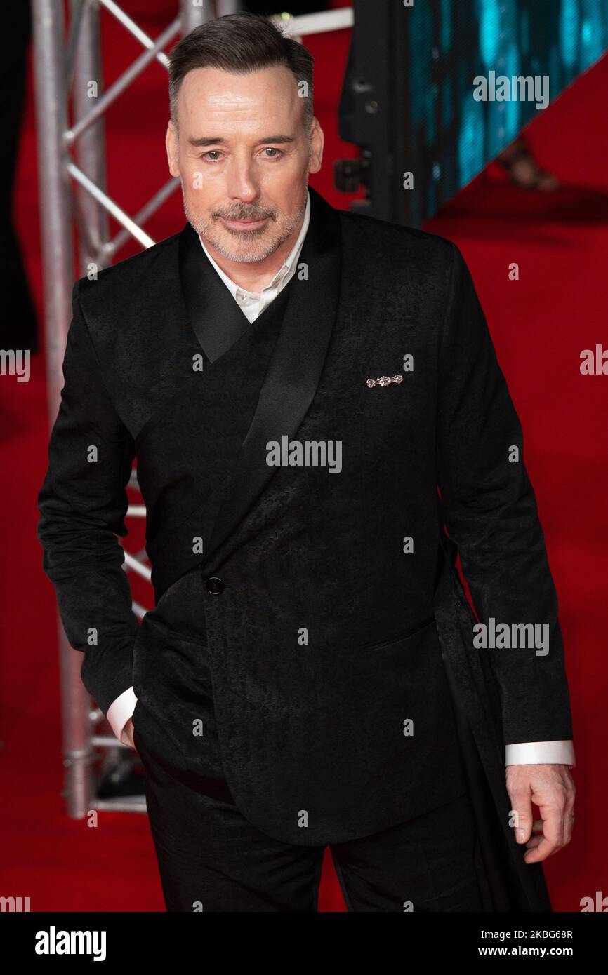 David Furnish nimmt am 02. Februar 2020 an den EE British Academy Film Awards 2020 in der Royal Albert Hall in London, England, Teil. (Foto von Robin Pope/NurPhoto) Stockfoto