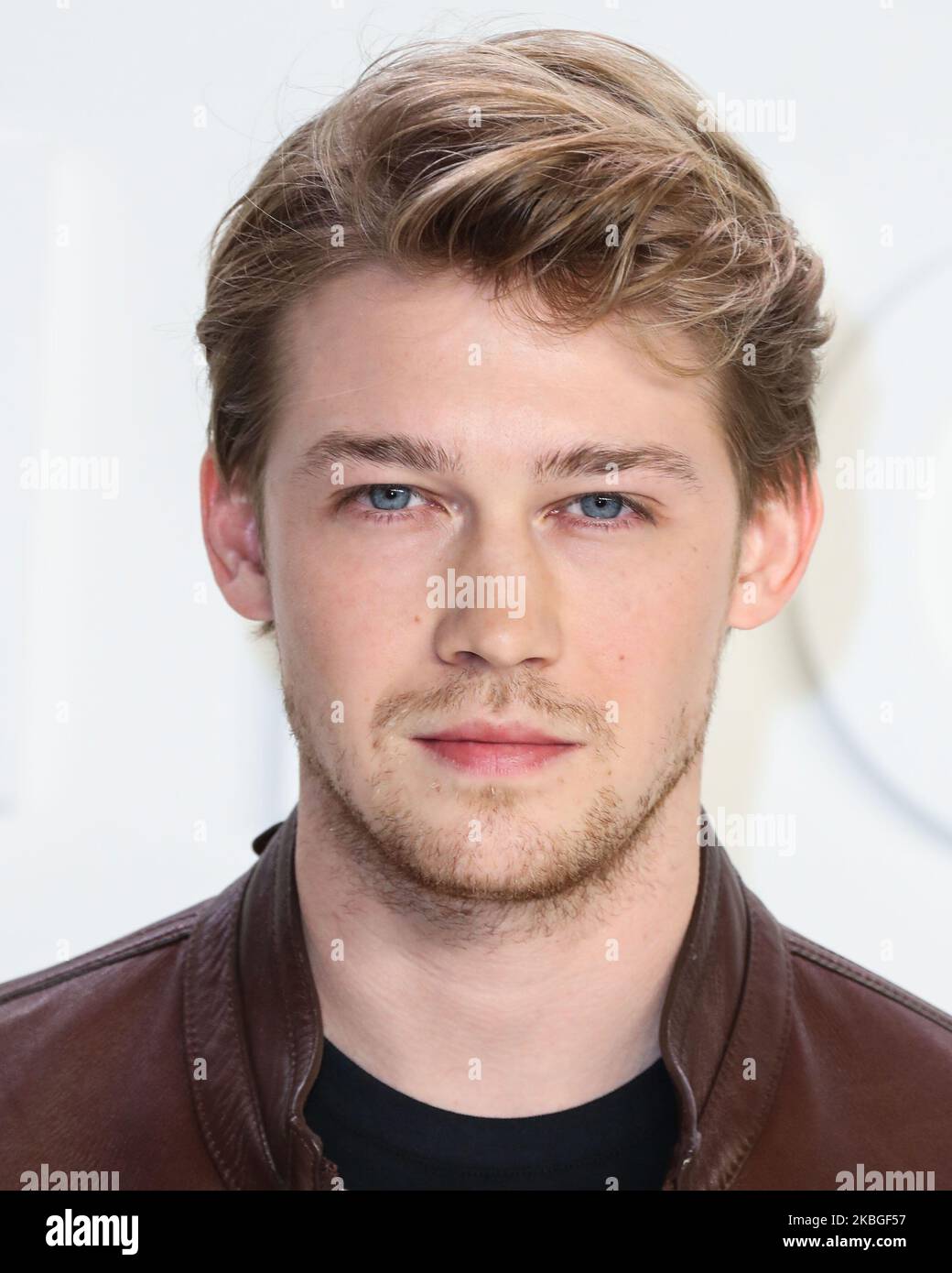 HOLLYWOOD, LOS ANGELES, KALIFORNIEN, USA - 07. FEBRUAR: Joe Alwyn kommt zur Tom Ford: Herbst/Winter 2020 Fashion Show, die am 7. Februar 2020 in den Milk Studios in Hollywood, Los Angeles, Kalifornien, USA, stattfand. (Foto von Xavier Collin/Image Press Agency/NurPhoto) Stockfoto