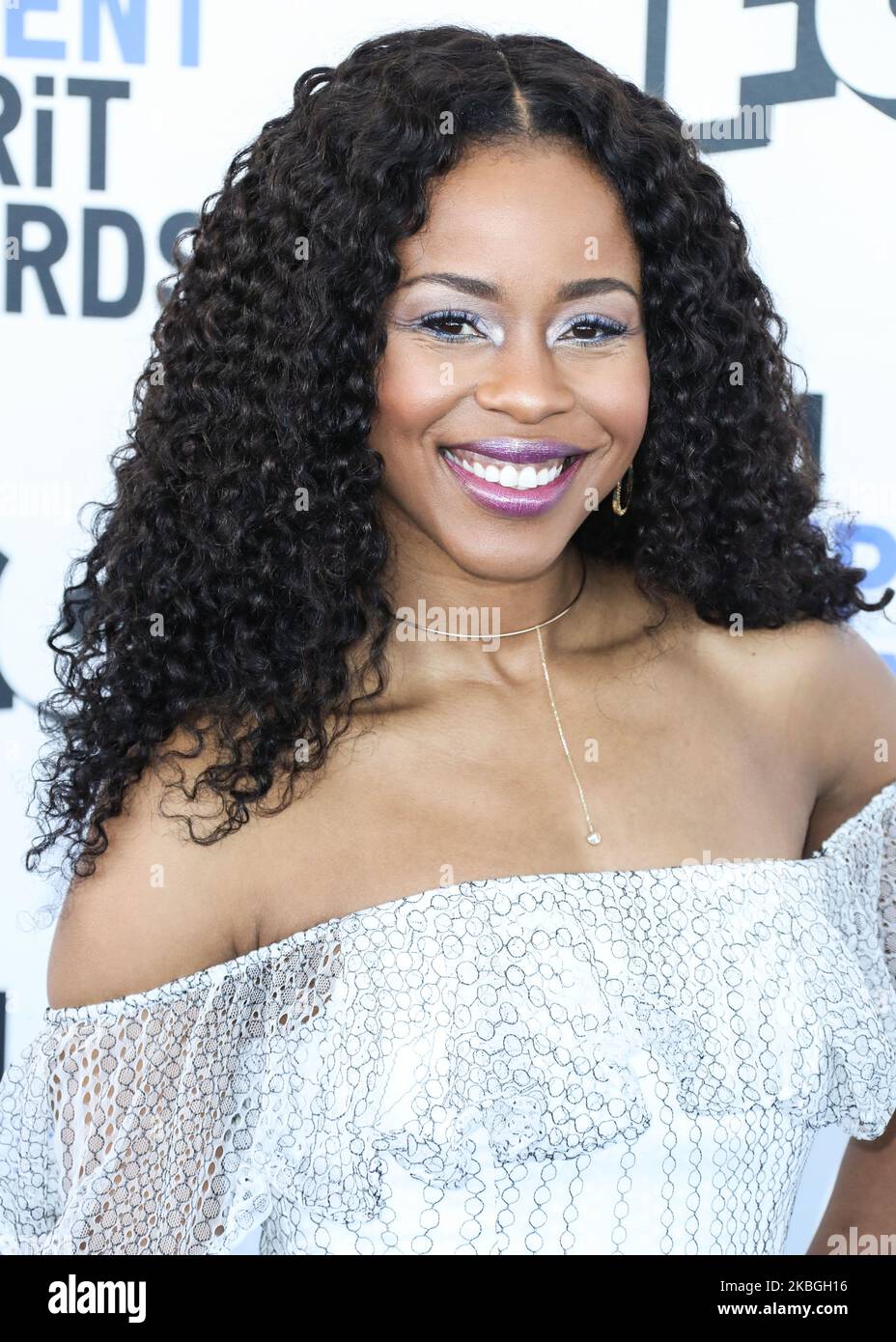 SANTA MONICA, LOS ANGELES, KALIFORNIEN, USA - 08. FEBRUAR: Danielle Mone Truitt kommt bei den Film Independent Spirit Awards 2020 an, die am 8. Februar 2020 in Santa Monica, Los Angeles, Kalifornien, USA, am Santa Monica Beach verliehen wurden. (Foto von Xavier Collin/Image Press Agency/NurPhoto) Stockfoto