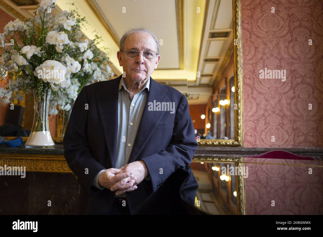 Der Schauspieler Emilio Gutierrez Caba posiert während der Porträtsitzung am 12. Februar 2020 in Madrid, Spanien. (Foto von Oscar Gonzalez/NurPhoto) Stockfoto