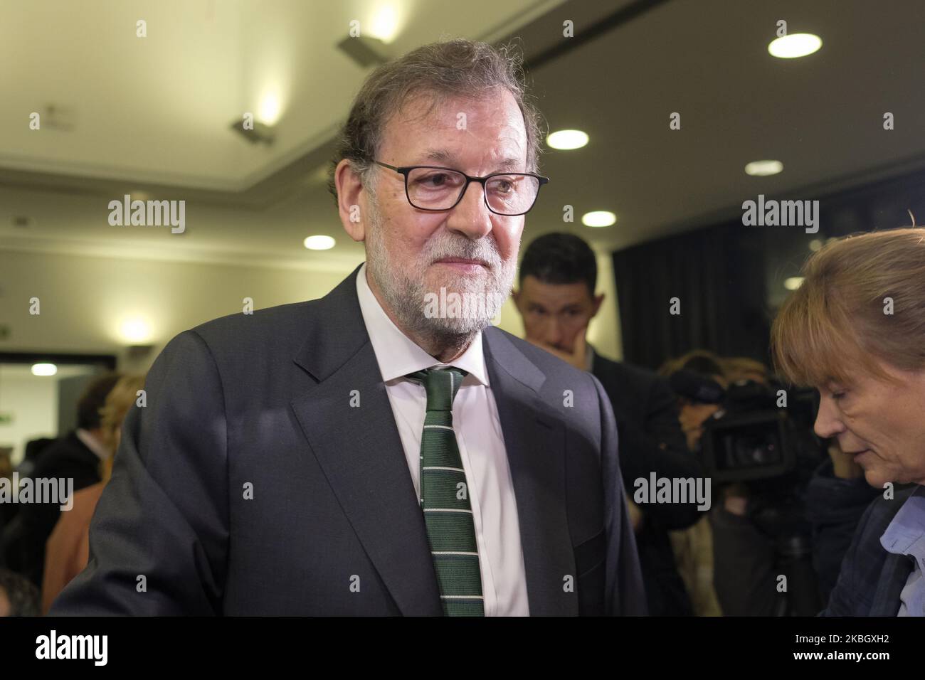 Mariano Rajoy nimmt am 13. Februar 2020 an der Präsentation von „Ellas“ im Circulo de Bellas Artes in Madrid, Spanien, Teil. (Foto von Oscar Gonzalez/NurPhoto) Stockfoto